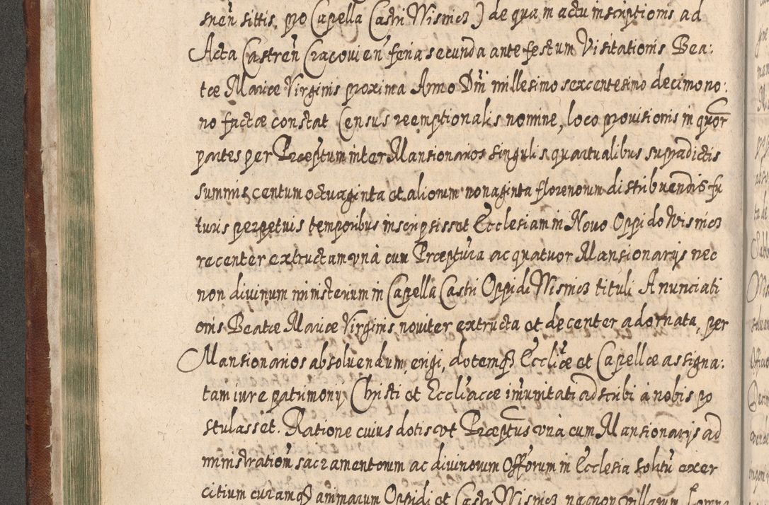 Zdjęcie nr 189 dla obiektu archiwalnego: Acta actorum, causarum spiritualium, civilium, criminalium, obligationum, quietationum, inscpritionum, cessionum, decimarum, testamentorum R. D. Martini Szyszkowski, episcopi Cracoviensis, ducis Severiensis in annis 1620 - 1623. Tomus secundus.