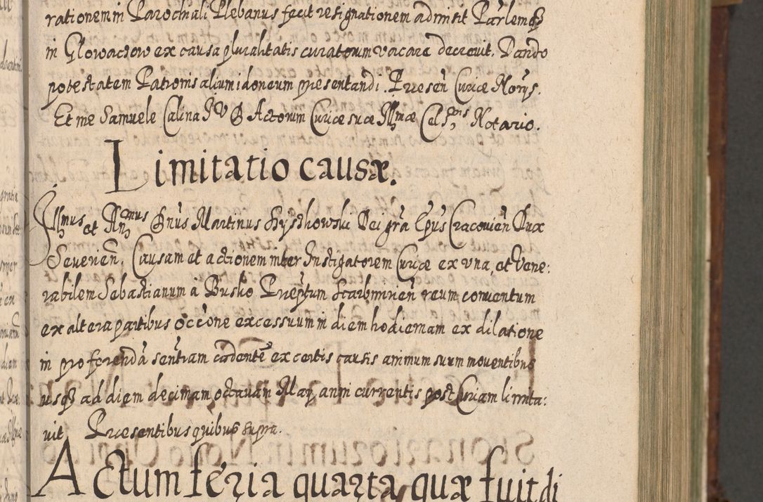 Zdjęcie nr 186 dla obiektu archiwalnego: Acta actorum, causarum spiritualium, civilium, criminalium, obligationum, quietationum, inscpritionum, cessionum, decimarum, testamentorum R. D. Martini Szyszkowski, episcopi Cracoviensis, ducis Severiensis in annis 1620 - 1623. Tomus secundus.