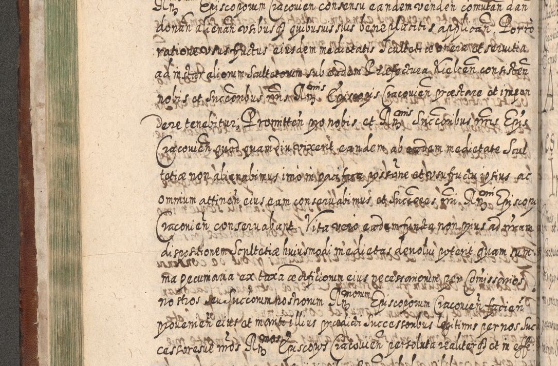 Zdjęcie nr 181 dla obiektu archiwalnego: Acta actorum, causarum spiritualium, civilium, criminalium, obligationum, quietationum, inscpritionum, cessionum, decimarum, testamentorum R. D. Martini Szyszkowski, episcopi Cracoviensis, ducis Severiensis in annis 1620 - 1623. Tomus secundus.