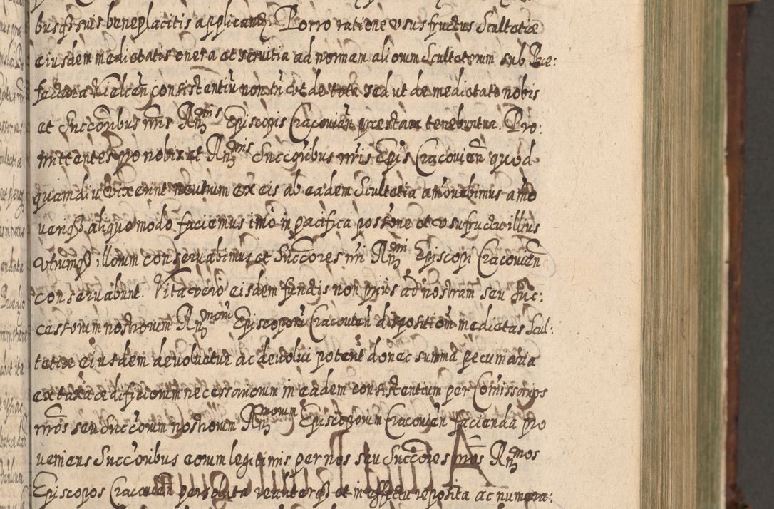 Zdjęcie nr 178 dla obiektu archiwalnego: Acta actorum, causarum spiritualium, civilium, criminalium, obligationum, quietationum, inscpritionum, cessionum, decimarum, testamentorum R. D. Martini Szyszkowski, episcopi Cracoviensis, ducis Severiensis in annis 1620 - 1623. Tomus secundus.