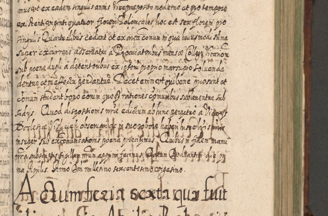 Zdjęcie nr 174 dla obiektu archiwalnego: Acta actorum, causarum spiritualium, civilium, criminalium, obligationum, quietationum, inscpritionum, cessionum, decimarum, testamentorum R. D. Martini Szyszkowski, episcopi Cracoviensis, ducis Severiensis in annis 1620 - 1623. Tomus secundus.