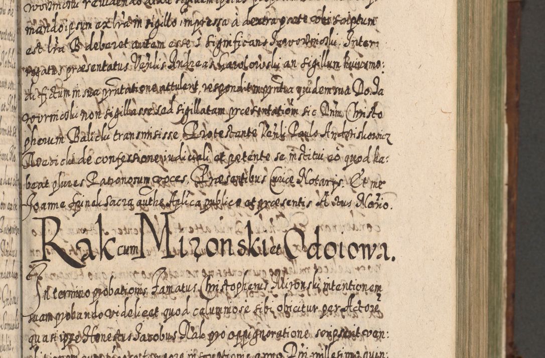 Zdjęcie nr 166 dla obiektu archiwalnego: Acta actorum, causarum spiritualium, civilium, criminalium, obligationum, quietationum, inscpritionum, cessionum, decimarum, testamentorum R. D. Martini Szyszkowski, episcopi Cracoviensis, ducis Severiensis in annis 1620 - 1623. Tomus secundus.