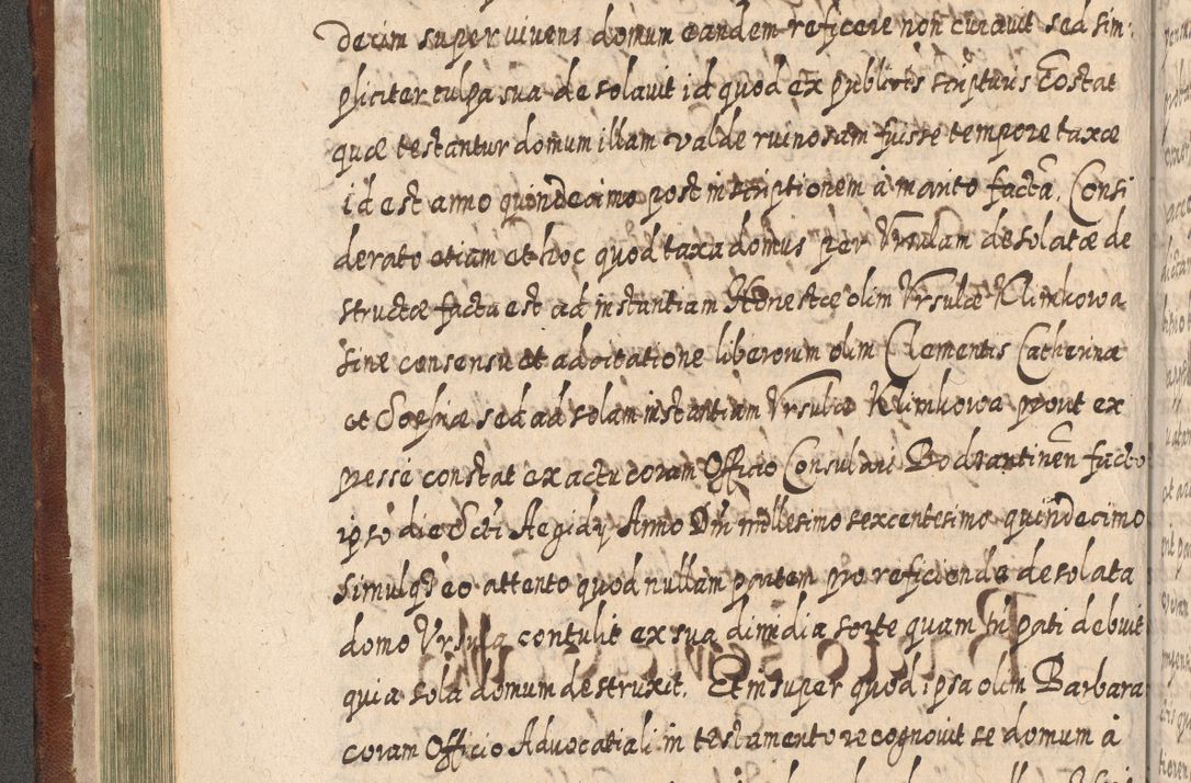 Zdjęcie nr 171 dla obiektu archiwalnego: Acta actorum, causarum spiritualium, civilium, criminalium, obligationum, quietationum, inscpritionum, cessionum, decimarum, testamentorum R. D. Martini Szyszkowski, episcopi Cracoviensis, ducis Severiensis in annis 1620 - 1623. Tomus secundus.