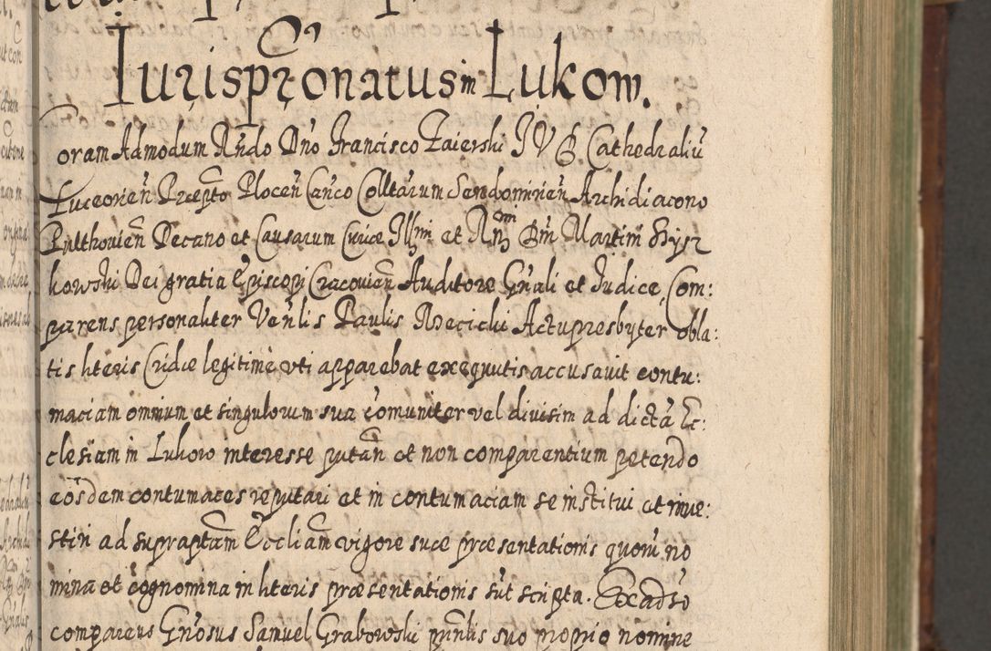 Zdjęcie nr 164 dla obiektu archiwalnego: Acta actorum, causarum spiritualium, civilium, criminalium, obligationum, quietationum, inscpritionum, cessionum, decimarum, testamentorum R. D. Martini Szyszkowski, episcopi Cracoviensis, ducis Severiensis in annis 1620 - 1623. Tomus secundus.