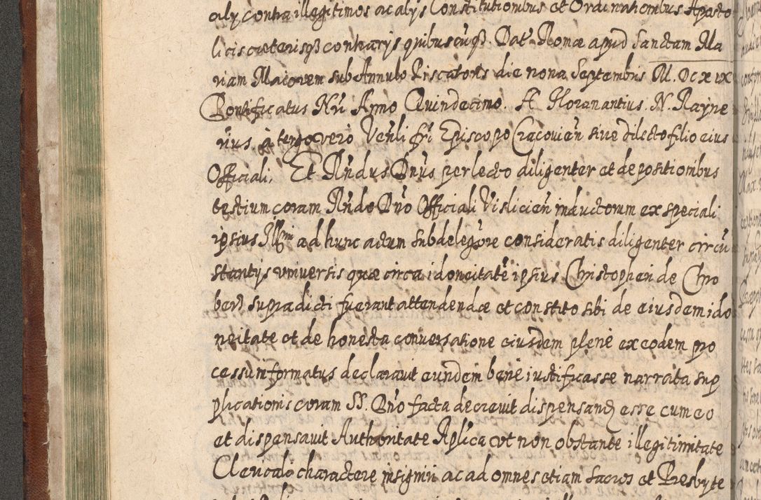Zdjęcie nr 159 dla obiektu archiwalnego: Acta actorum, causarum spiritualium, civilium, criminalium, obligationum, quietationum, inscpritionum, cessionum, decimarum, testamentorum R. D. Martini Szyszkowski, episcopi Cracoviensis, ducis Severiensis in annis 1620 - 1623. Tomus secundus.