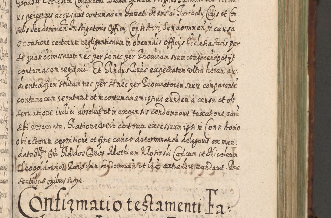Zdjęcie nr 156 dla obiektu archiwalnego: Acta actorum, causarum spiritualium, civilium, criminalium, obligationum, quietationum, inscpritionum, cessionum, decimarum, testamentorum R. D. Martini Szyszkowski, episcopi Cracoviensis, ducis Severiensis in annis 1620 - 1623. Tomus secundus.