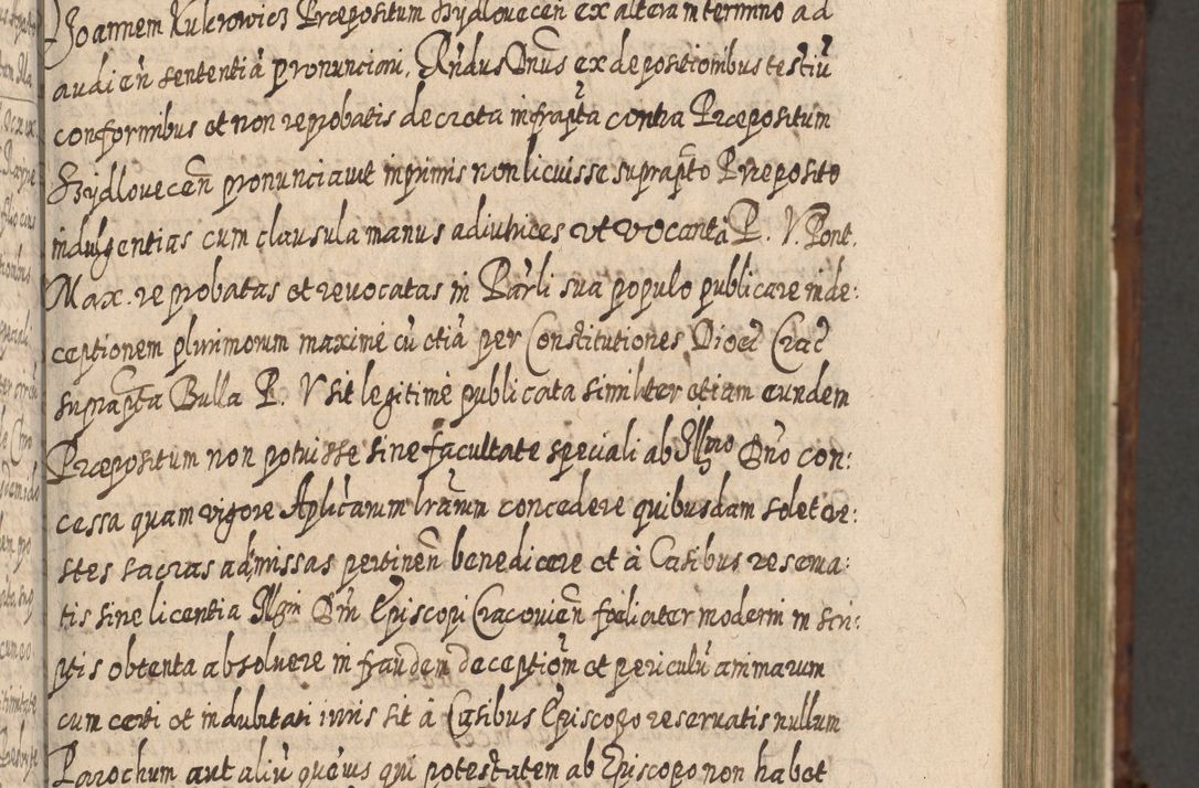Zdjęcie nr 160 dla obiektu archiwalnego: Acta actorum, causarum spiritualium, civilium, criminalium, obligationum, quietationum, inscpritionum, cessionum, decimarum, testamentorum R. D. Martini Szyszkowski, episcopi Cracoviensis, ducis Severiensis in annis 1620 - 1623. Tomus secundus.