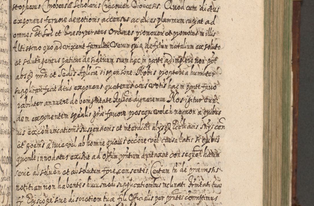 Zdjęcie nr 158 dla obiektu archiwalnego: Acta actorum, causarum spiritualium, civilium, criminalium, obligationum, quietationum, inscpritionum, cessionum, decimarum, testamentorum R. D. Martini Szyszkowski, episcopi Cracoviensis, ducis Severiensis in annis 1620 - 1623. Tomus secundus.