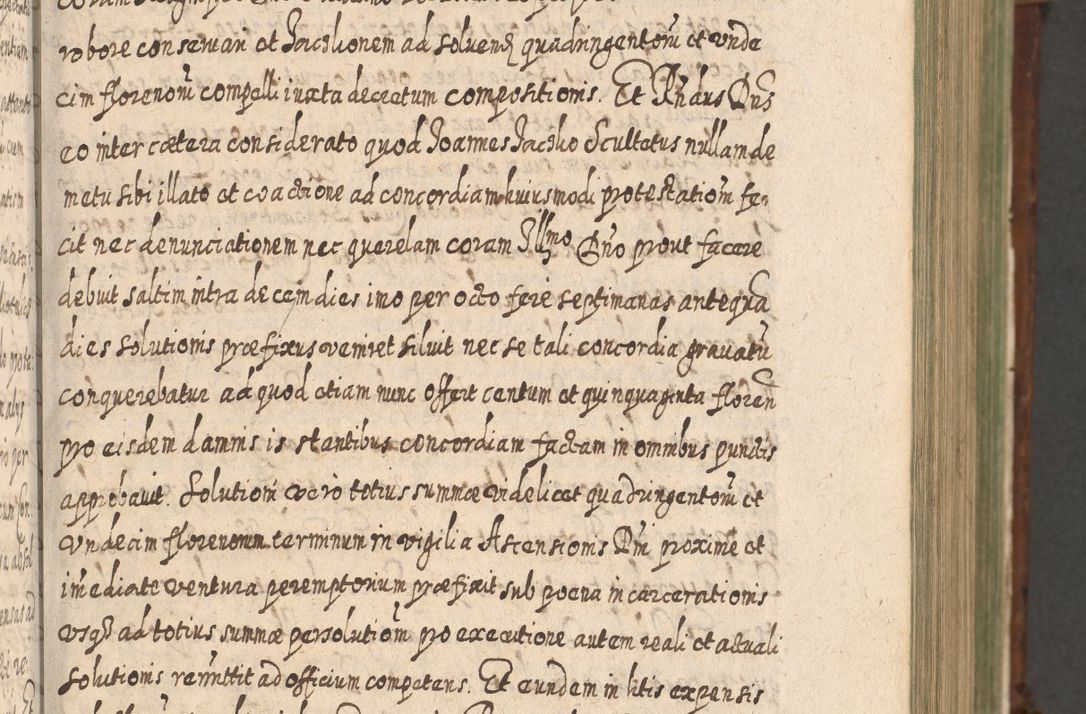 Zdjęcie nr 154 dla obiektu archiwalnego: Acta actorum, causarum spiritualium, civilium, criminalium, obligationum, quietationum, inscpritionum, cessionum, decimarum, testamentorum R. D. Martini Szyszkowski, episcopi Cracoviensis, ducis Severiensis in annis 1620 - 1623. Tomus secundus.