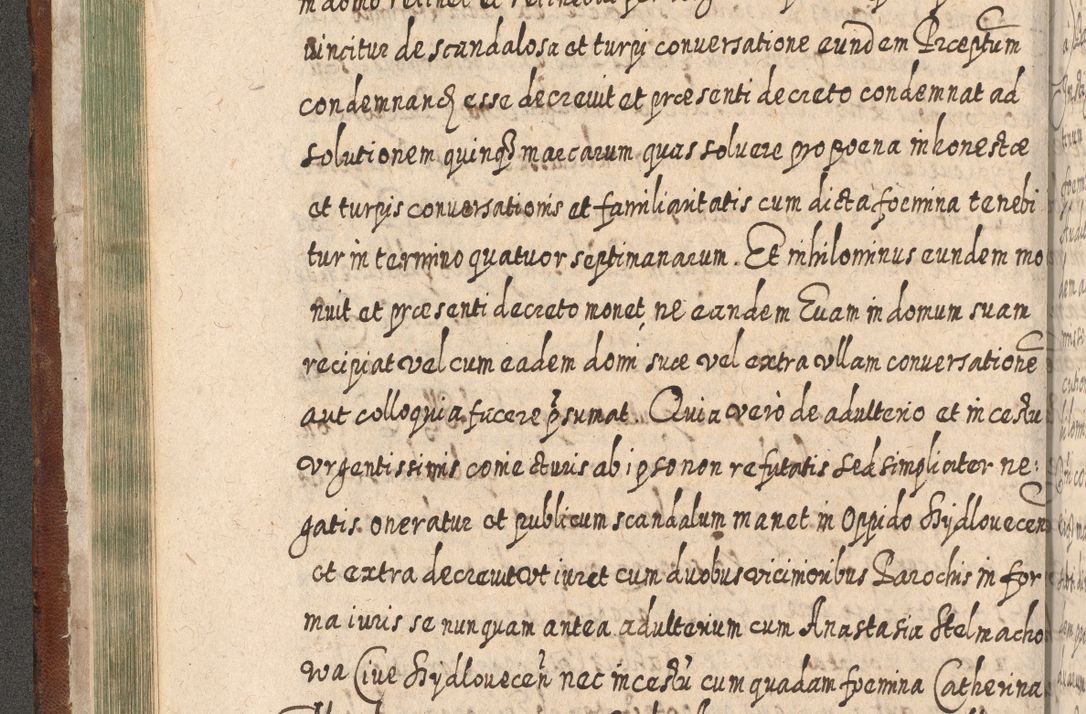 Zdjęcie nr 161 dla obiektu archiwalnego: Acta actorum, causarum spiritualium, civilium, criminalium, obligationum, quietationum, inscpritionum, cessionum, decimarum, testamentorum R. D. Martini Szyszkowski, episcopi Cracoviensis, ducis Severiensis in annis 1620 - 1623. Tomus secundus.