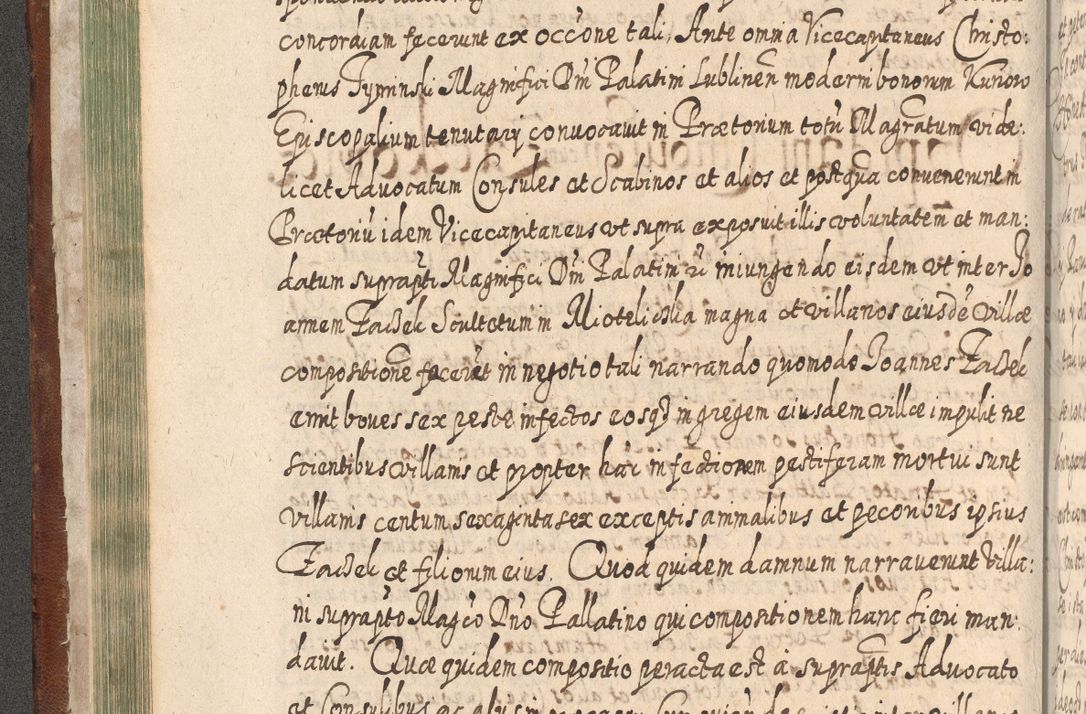 Zdjęcie nr 151 dla obiektu archiwalnego: Acta actorum, causarum spiritualium, civilium, criminalium, obligationum, quietationum, inscpritionum, cessionum, decimarum, testamentorum R. D. Martini Szyszkowski, episcopi Cracoviensis, ducis Severiensis in annis 1620 - 1623. Tomus secundus.