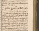 Zdjęcie nr 150 dla obiektu archiwalnego: Acta actorum, causarum spiritualium, civilium, criminalium, obligationum, quietationum, inscpritionum, cessionum, decimarum, testamentorum R. D. Martini Szyszkowski, episcopi Cracoviensis, ducis Severiensis in annis 1620 - 1623. Tomus secundus.