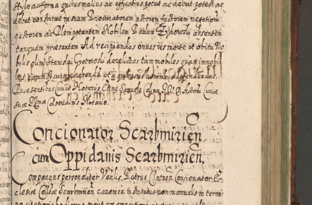 Zdjęcie nr 144 dla obiektu archiwalnego: Acta actorum, causarum spiritualium, civilium, criminalium, obligationum, quietationum, inscpritionum, cessionum, decimarum, testamentorum R. D. Martini Szyszkowski, episcopi Cracoviensis, ducis Severiensis in annis 1620 - 1623. Tomus secundus.