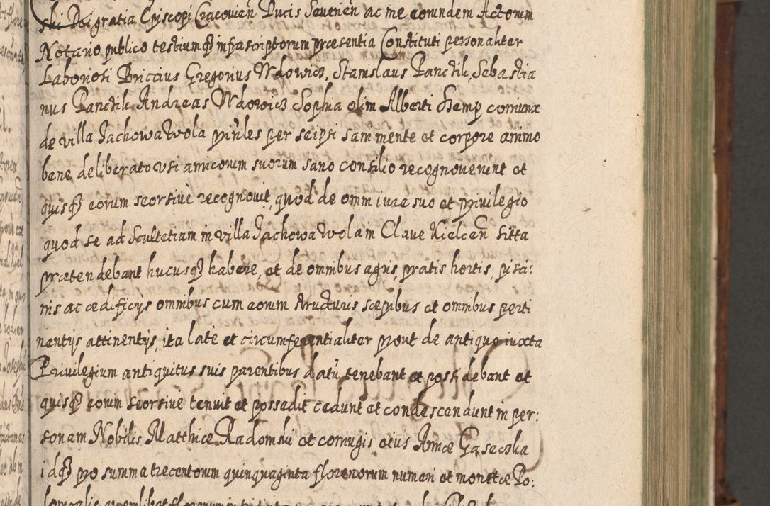 Zdjęcie nr 132 dla obiektu archiwalnego: Acta actorum, causarum spiritualium, civilium, criminalium, obligationum, quietationum, inscpritionum, cessionum, decimarum, testamentorum R. D. Martini Szyszkowski, episcopi Cracoviensis, ducis Severiensis in annis 1620 - 1623. Tomus secundus.