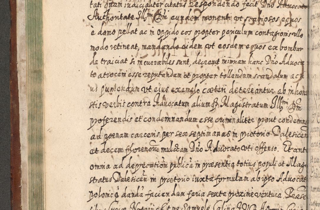 Zdjęcie nr 135 dla obiektu archiwalnego: Acta actorum, causarum spiritualium, civilium, criminalium, obligationum, quietationum, inscpritionum, cessionum, decimarum, testamentorum R. D. Martini Szyszkowski, episcopi Cracoviensis, ducis Severiensis in annis 1620 - 1623. Tomus secundus.