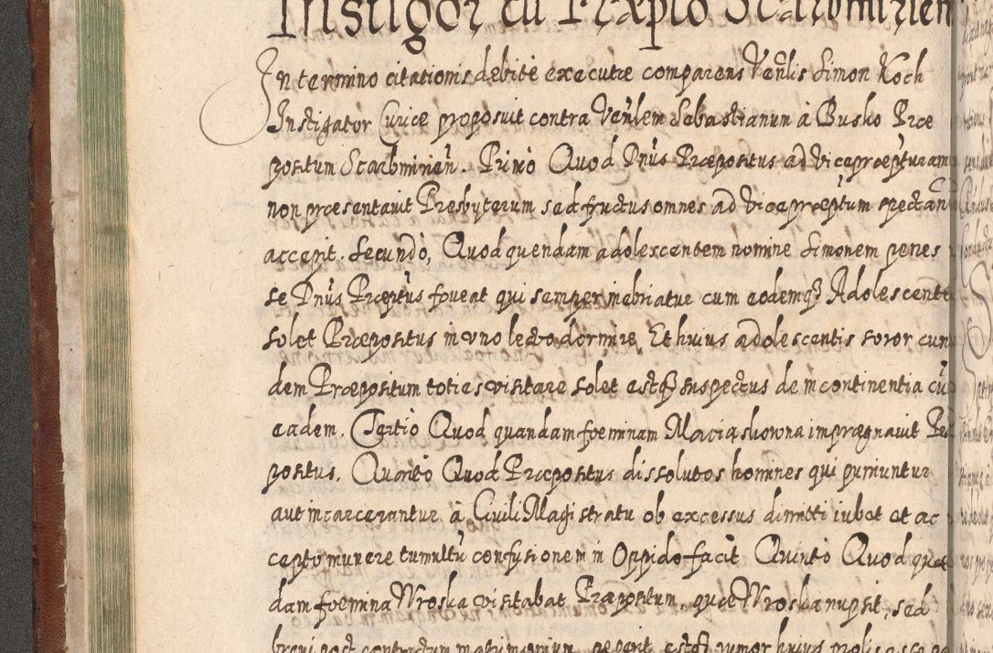 Zdjęcie nr 129 dla obiektu archiwalnego: Acta actorum, causarum spiritualium, civilium, criminalium, obligationum, quietationum, inscpritionum, cessionum, decimarum, testamentorum R. D. Martini Szyszkowski, episcopi Cracoviensis, ducis Severiensis in annis 1620 - 1623. Tomus secundus.
