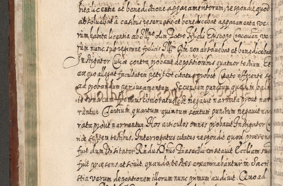Zdjęcie nr 127 dla obiektu archiwalnego: Acta actorum, causarum spiritualium, civilium, criminalium, obligationum, quietationum, inscpritionum, cessionum, decimarum, testamentorum R. D. Martini Szyszkowski, episcopi Cracoviensis, ducis Severiensis in annis 1620 - 1623. Tomus secundus.