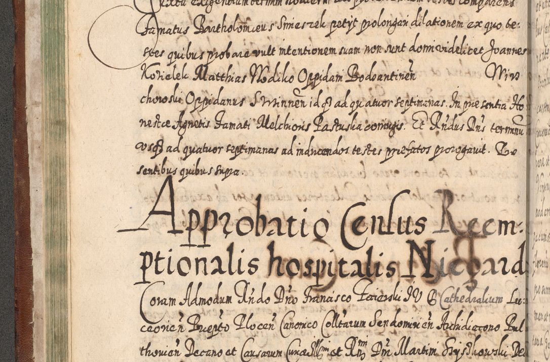 Zdjęcie nr 115 dla obiektu archiwalnego: Acta actorum, causarum spiritualium, civilium, criminalium, obligationum, quietationum, inscpritionum, cessionum, decimarum, testamentorum R. D. Martini Szyszkowski, episcopi Cracoviensis, ducis Severiensis in annis 1620 - 1623. Tomus secundus.
