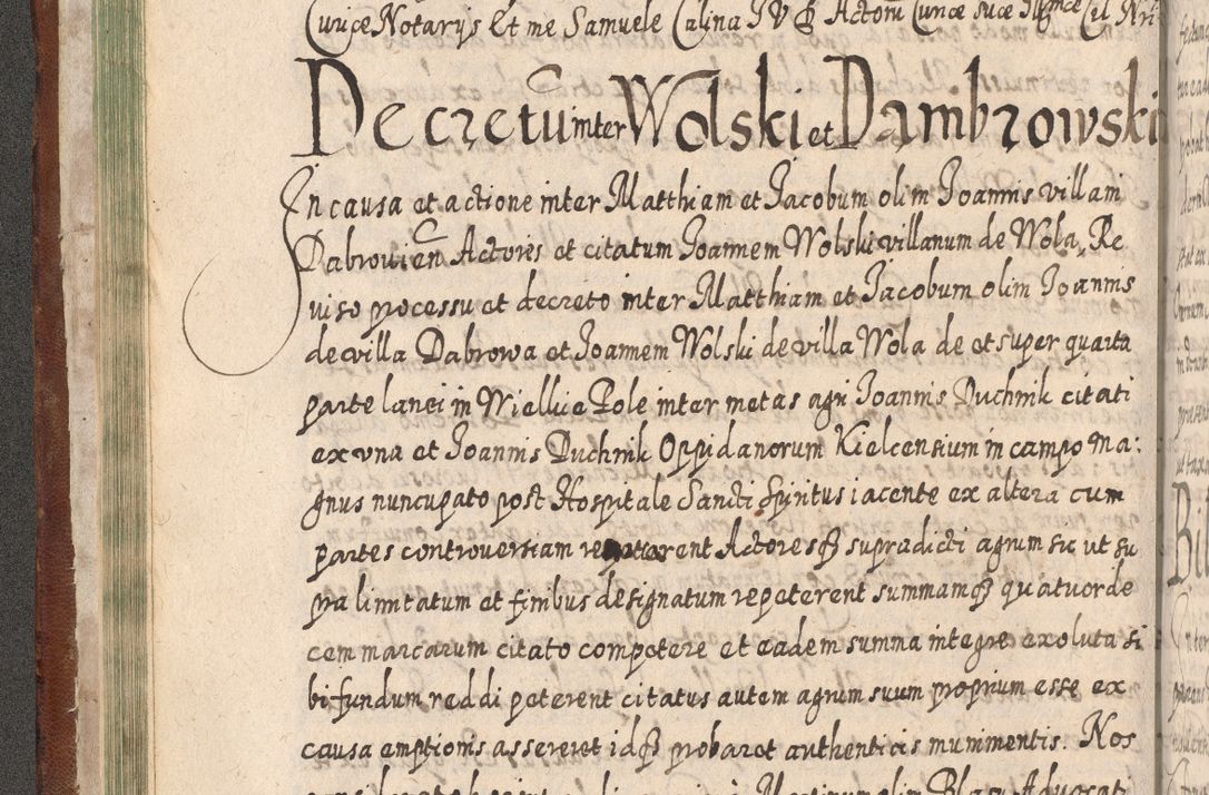 Zdjęcie nr 107 dla obiektu archiwalnego: Acta actorum, causarum spiritualium, civilium, criminalium, obligationum, quietationum, inscpritionum, cessionum, decimarum, testamentorum R. D. Martini Szyszkowski, episcopi Cracoviensis, ducis Severiensis in annis 1620 - 1623. Tomus secundus.