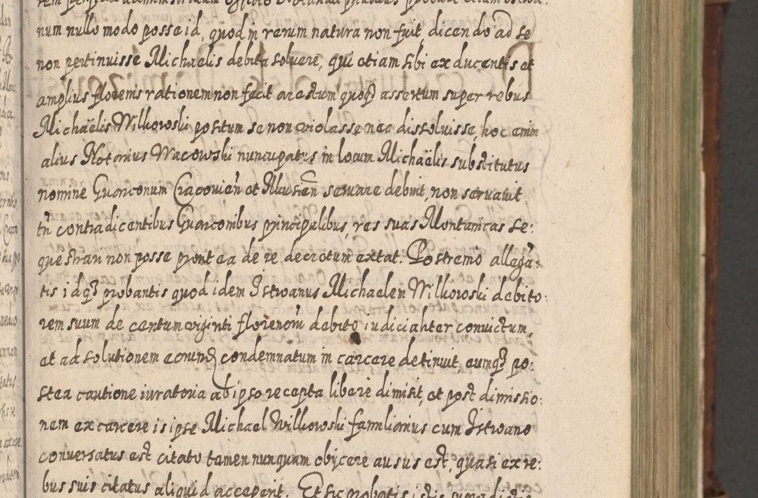 Zdjęcie nr 106 dla obiektu archiwalnego: Acta actorum, causarum spiritualium, civilium, criminalium, obligationum, quietationum, inscpritionum, cessionum, decimarum, testamentorum R. D. Martini Szyszkowski, episcopi Cracoviensis, ducis Severiensis in annis 1620 - 1623. Tomus secundus.