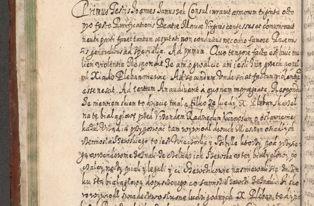 Zdjęcie nr 99 dla obiektu archiwalnego: Acta actorum, causarum spiritualium, civilium, criminalium, obligationum, quietationum, inscpritionum, cessionum, decimarum, testamentorum R. D. Martini Szyszkowski, episcopi Cracoviensis, ducis Severiensis in annis 1620 - 1623. Tomus secundus.