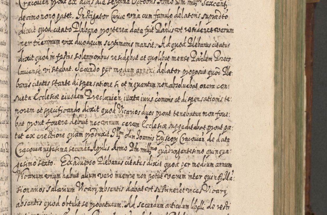 Zdjęcie nr 94 dla obiektu archiwalnego: Acta actorum, causarum spiritualium, civilium, criminalium, obligationum, quietationum, inscpritionum, cessionum, decimarum, testamentorum R. D. Martini Szyszkowski, episcopi Cracoviensis, ducis Severiensis in annis 1620 - 1623. Tomus secundus.