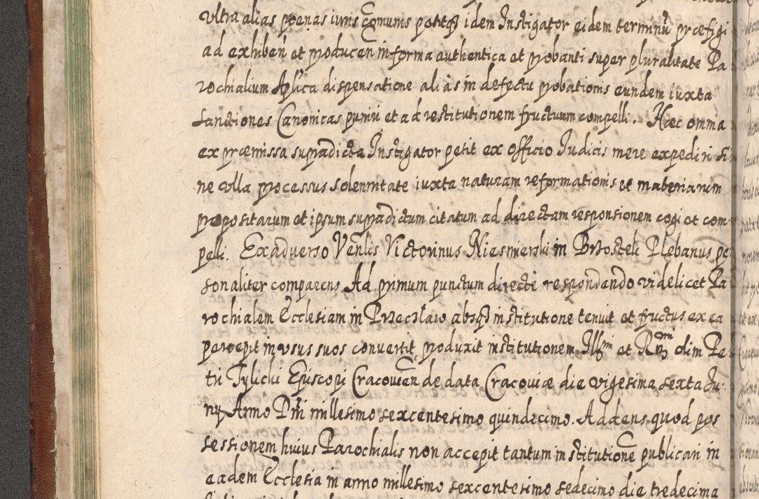 Zdjęcie nr 93 dla obiektu archiwalnego: Acta actorum, causarum spiritualium, civilium, criminalium, obligationum, quietationum, inscpritionum, cessionum, decimarum, testamentorum R. D. Martini Szyszkowski, episcopi Cracoviensis, ducis Severiensis in annis 1620 - 1623. Tomus secundus.