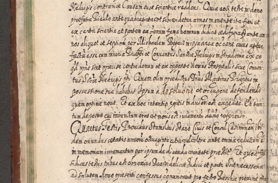 Zdjęcie nr 87 dla obiektu archiwalnego: Acta actorum, causarum spiritualium, civilium, criminalium, obligationum, quietationum, inscpritionum, cessionum, decimarum, testamentorum R. D. Martini Szyszkowski, episcopi Cracoviensis, ducis Severiensis in annis 1620 - 1623. Tomus secundus.