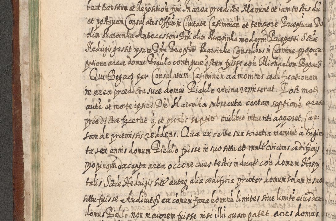 Zdjęcie nr 85 dla obiektu archiwalnego: Acta actorum, causarum spiritualium, civilium, criminalium, obligationum, quietationum, inscpritionum, cessionum, decimarum, testamentorum R. D. Martini Szyszkowski, episcopi Cracoviensis, ducis Severiensis in annis 1620 - 1623. Tomus secundus.