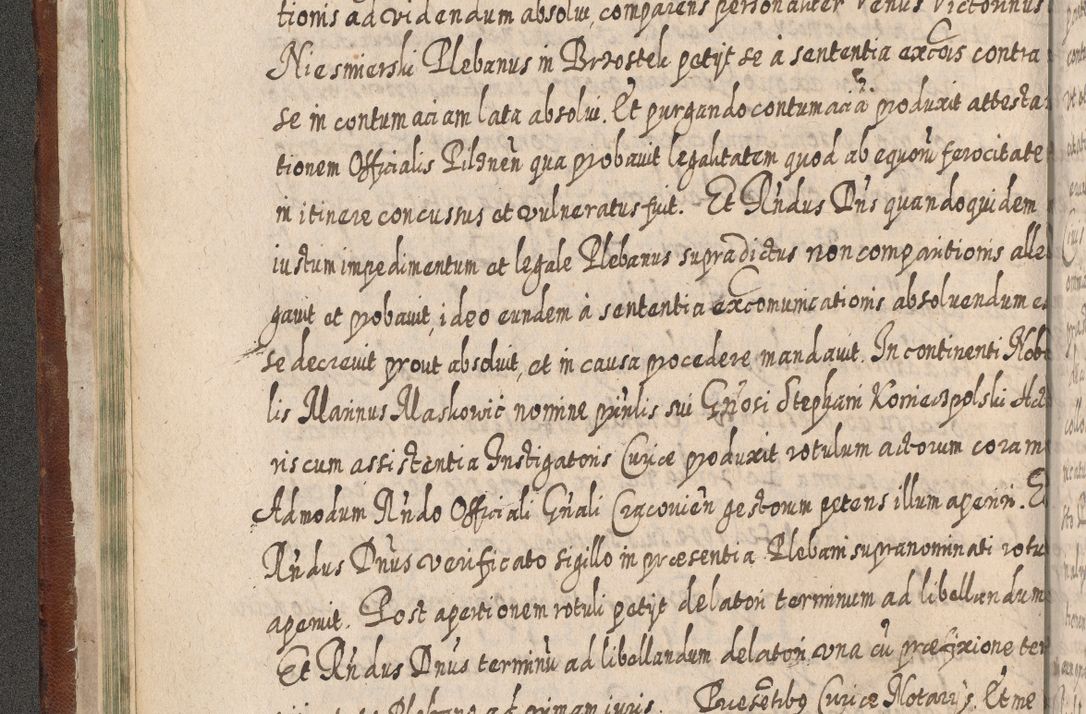 Zdjęcie nr 81 dla obiektu archiwalnego: Acta actorum, causarum spiritualium, civilium, criminalium, obligationum, quietationum, inscpritionum, cessionum, decimarum, testamentorum R. D. Martini Szyszkowski, episcopi Cracoviensis, ducis Severiensis in annis 1620 - 1623. Tomus secundus.