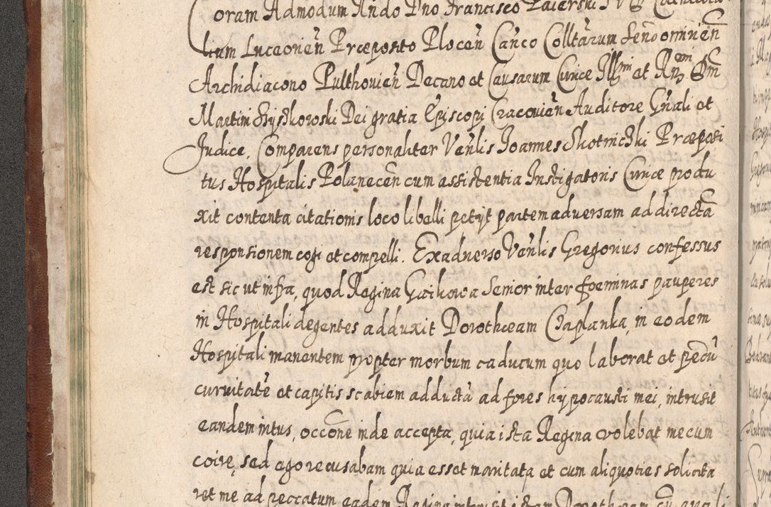 Zdjęcie nr 71 dla obiektu archiwalnego: Acta actorum, causarum spiritualium, civilium, criminalium, obligationum, quietationum, inscpritionum, cessionum, decimarum, testamentorum R. D. Martini Szyszkowski, episcopi Cracoviensis, ducis Severiensis in annis 1620 - 1623. Tomus secundus.