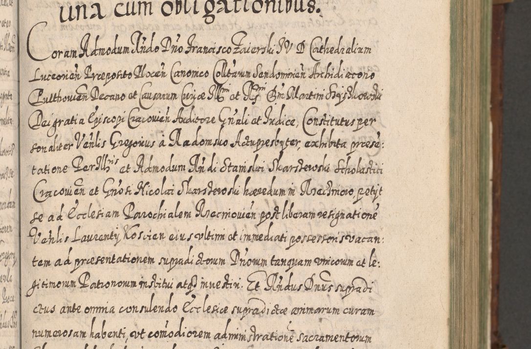 Zdjęcie nr 74 dla obiektu archiwalnego: Acta actorum, causarum spiritualium, civilium, criminalium, obligationum, quietationum, inscpritionum, cessionum, decimarum, testamentorum R. D. Martini Szyszkowski, episcopi Cracoviensis, ducis Severiensis in annis 1620 - 1623. Tomus secundus.