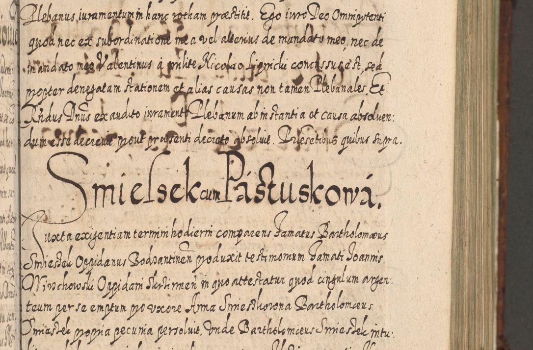 Zdjęcie nr 270 dla obiektu archiwalnego: Acta actorum, causarum spiritualium, civilium, criminalium, obligationum, quietationum, inscpritionum, cessionum, decimarum, testamentorum R. D. Martini Szyszkowski, episcopi Cracoviensis, ducis Severiensis in annis 1620 - 1623. Tomus secundus.