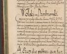 Zdjęcie nr 273 dla obiektu archiwalnego: Acta actorum, causarum spiritualium, civilium, criminalium, obligationum, quietationum, inscpritionum, cessionum, decimarum, testamentorum R. D. Martini Szyszkowski, episcopi Cracoviensis, ducis Severiensis in annis 1620 - 1623. Tomus secundus.