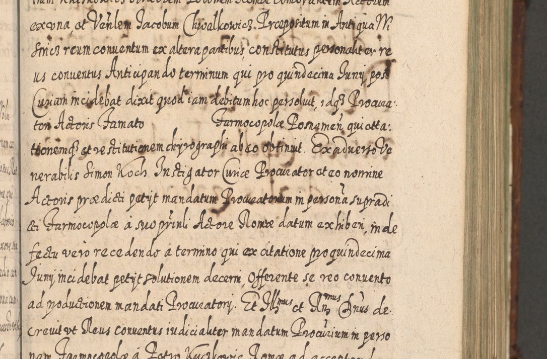Zdjęcie nr 274 dla obiektu archiwalnego: Acta actorum, causarum spiritualium, civilium, criminalium, obligationum, quietationum, inscpritionum, cessionum, decimarum, testamentorum R. D. Martini Szyszkowski, episcopi Cracoviensis, ducis Severiensis in annis 1620 - 1623. Tomus secundus.