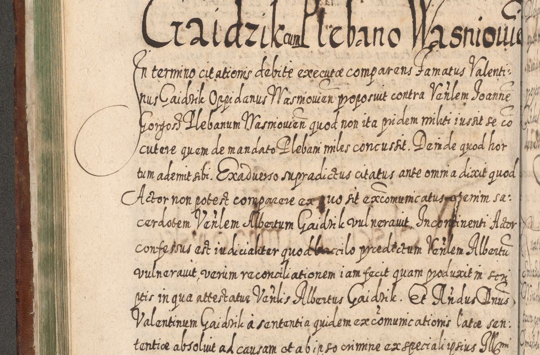Zdjęcie nr 269 dla obiektu archiwalnego: Acta actorum, causarum spiritualium, civilium, criminalium, obligationum, quietationum, inscpritionum, cessionum, decimarum, testamentorum R. D. Martini Szyszkowski, episcopi Cracoviensis, ducis Severiensis in annis 1620 - 1623. Tomus secundus.