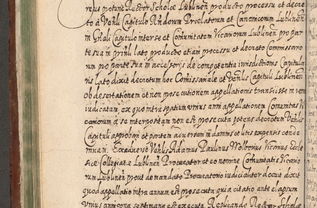 Zdjęcie nr 265 dla obiektu archiwalnego: Acta actorum, causarum spiritualium, civilium, criminalium, obligationum, quietationum, inscpritionum, cessionum, decimarum, testamentorum R. D. Martini Szyszkowski, episcopi Cracoviensis, ducis Severiensis in annis 1620 - 1623. Tomus secundus.
