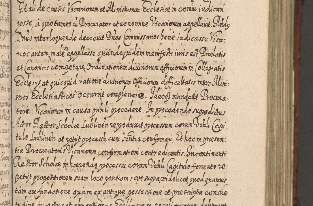 Zdjęcie nr 266 dla obiektu archiwalnego: Acta actorum, causarum spiritualium, civilium, criminalium, obligationum, quietationum, inscpritionum, cessionum, decimarum, testamentorum R. D. Martini Szyszkowski, episcopi Cracoviensis, ducis Severiensis in annis 1620 - 1623. Tomus secundus.