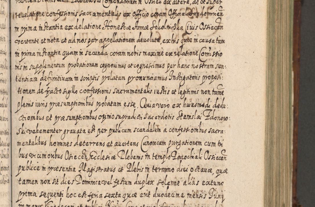 Zdjęcie nr 254 dla obiektu archiwalnego: Acta actorum, causarum spiritualium, civilium, criminalium, obligationum, quietationum, inscpritionum, cessionum, decimarum, testamentorum R. D. Martini Szyszkowski, episcopi Cracoviensis, ducis Severiensis in annis 1620 - 1623. Tomus secundus.