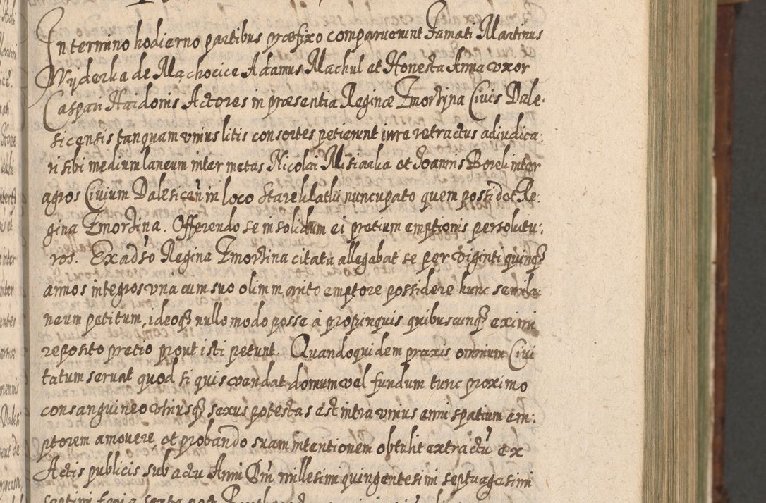 Zdjęcie nr 226 dla obiektu archiwalnego: Acta actorum, causarum spiritualium, civilium, criminalium, obligationum, quietationum, inscpritionum, cessionum, decimarum, testamentorum R. D. Martini Szyszkowski, episcopi Cracoviensis, ducis Severiensis in annis 1620 - 1623. Tomus secundus.