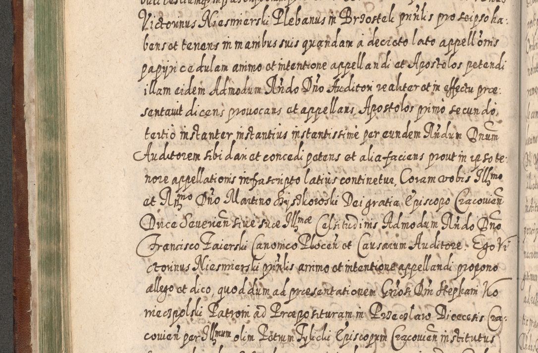 Zdjęcie nr 221 dla obiektu archiwalnego: Acta actorum, causarum spiritualium, civilium, criminalium, obligationum, quietationum, inscpritionum, cessionum, decimarum, testamentorum R. D. Martini Szyszkowski, episcopi Cracoviensis, ducis Severiensis in annis 1620 - 1623. Tomus secundus.