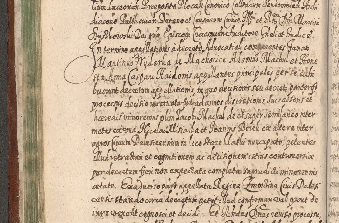Zdjęcie nr 225 dla obiektu archiwalnego: Acta actorum, causarum spiritualium, civilium, criminalium, obligationum, quietationum, inscpritionum, cessionum, decimarum, testamentorum R. D. Martini Szyszkowski, episcopi Cracoviensis, ducis Severiensis in annis 1620 - 1623. Tomus secundus.