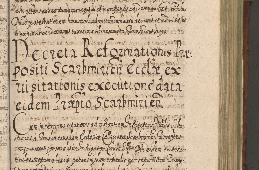 Zdjęcie nr 214 dla obiektu archiwalnego: Acta actorum, causarum spiritualium, civilium, criminalium, obligationum, quietationum, inscpritionum, cessionum, decimarum, testamentorum R. D. Martini Szyszkowski, episcopi Cracoviensis, ducis Severiensis in annis 1620 - 1623. Tomus secundus.