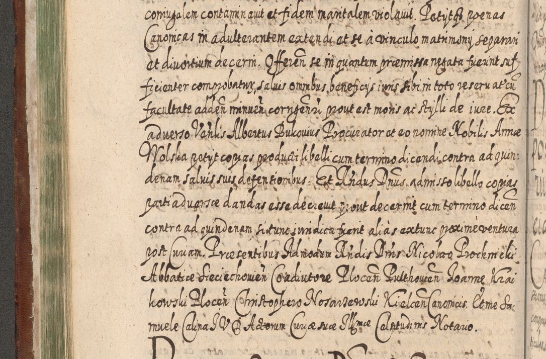 Zdjęcie nr 213 dla obiektu archiwalnego: Acta actorum, causarum spiritualium, civilium, criminalium, obligationum, quietationum, inscpritionum, cessionum, decimarum, testamentorum R. D. Martini Szyszkowski, episcopi Cracoviensis, ducis Severiensis in annis 1620 - 1623. Tomus secundus.
