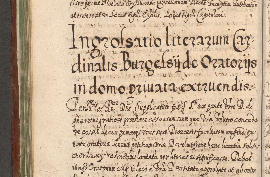 Zdjęcie nr 413 dla obiektu archiwalnego: Acta actorum, causarum spiritualium, civilium, criminalium, obligationum, quietationum, inscpritionum, cessionum, decimarum, testamentorum R. D. Martini Szyszkowski, episcopi Cracoviensis, ducis Severiensis in annis 1620 - 1623. Tomus secundus.
