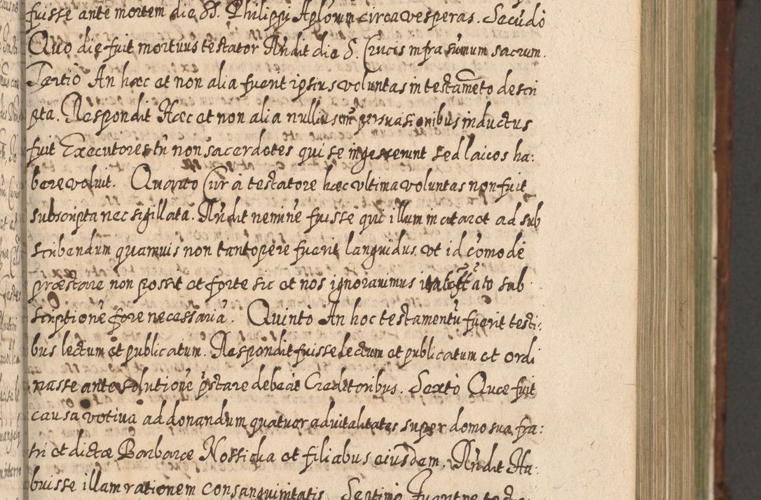 Zdjęcie nr 402 dla obiektu archiwalnego: Acta actorum, causarum spiritualium, civilium, criminalium, obligationum, quietationum, inscpritionum, cessionum, decimarum, testamentorum R. D. Martini Szyszkowski, episcopi Cracoviensis, ducis Severiensis in annis 1620 - 1623. Tomus secundus.
