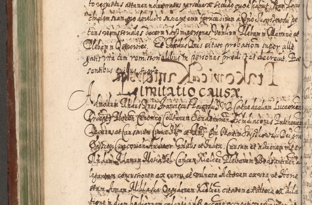 Zdjęcie nr 405 dla obiektu archiwalnego: Acta actorum, causarum spiritualium, civilium, criminalium, obligationum, quietationum, inscpritionum, cessionum, decimarum, testamentorum R. D. Martini Szyszkowski, episcopi Cracoviensis, ducis Severiensis in annis 1620 - 1623. Tomus secundus.