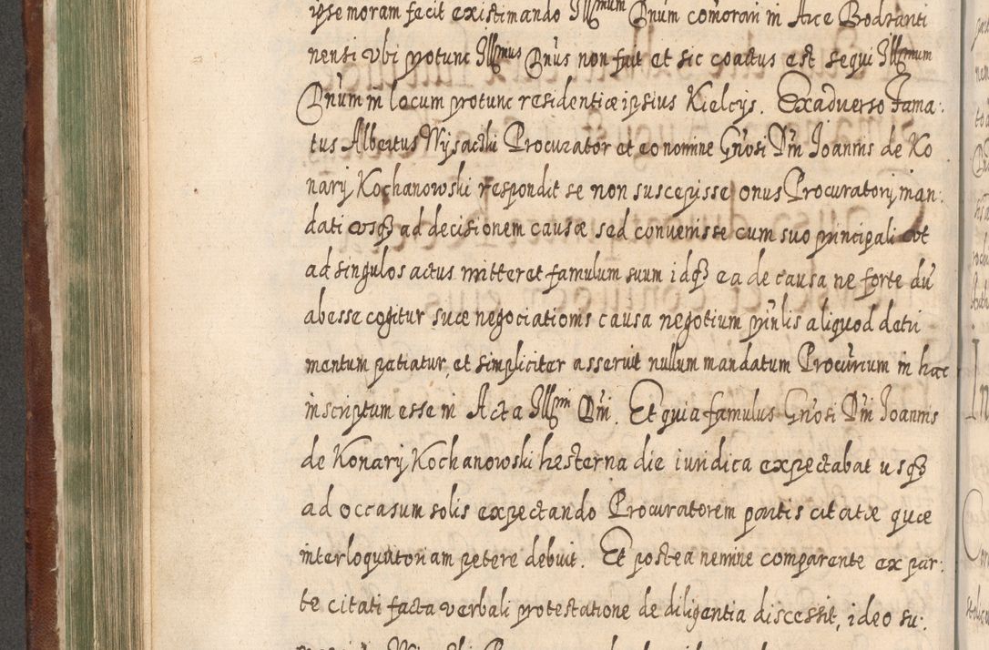 Zdjęcie nr 393 dla obiektu archiwalnego: Acta actorum, causarum spiritualium, civilium, criminalium, obligationum, quietationum, inscpritionum, cessionum, decimarum, testamentorum R. D. Martini Szyszkowski, episcopi Cracoviensis, ducis Severiensis in annis 1620 - 1623. Tomus secundus.