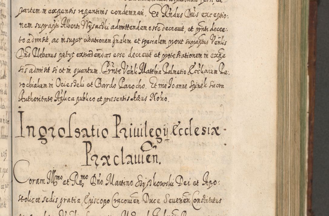 Zdjęcie nr 394 dla obiektu archiwalnego: Acta actorum, causarum spiritualium, civilium, criminalium, obligationum, quietationum, inscpritionum, cessionum, decimarum, testamentorum R. D. Martini Szyszkowski, episcopi Cracoviensis, ducis Severiensis in annis 1620 - 1623. Tomus secundus.