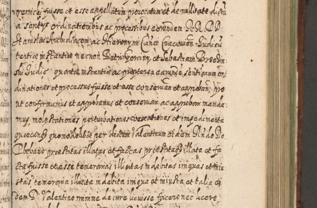 Zdjęcie nr 390 dla obiektu archiwalnego: Acta actorum, causarum spiritualium, civilium, criminalium, obligationum, quietationum, inscpritionum, cessionum, decimarum, testamentorum R. D. Martini Szyszkowski, episcopi Cracoviensis, ducis Severiensis in annis 1620 - 1623. Tomus secundus.